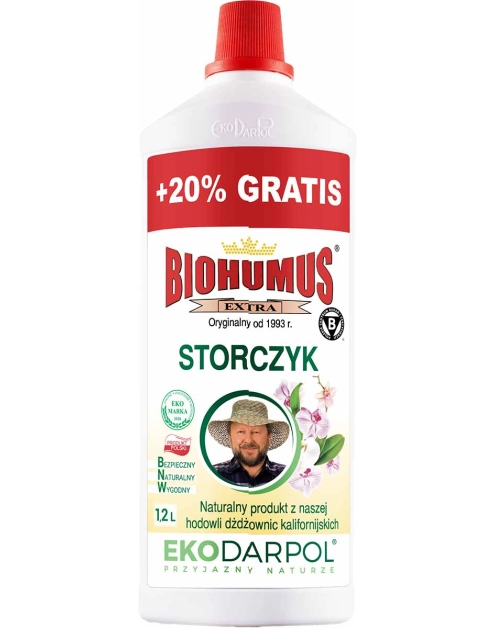 Zdjęcie: Nawóz Biohumus Extra Storczyk 1 L + 20% gratis EKODARPOL