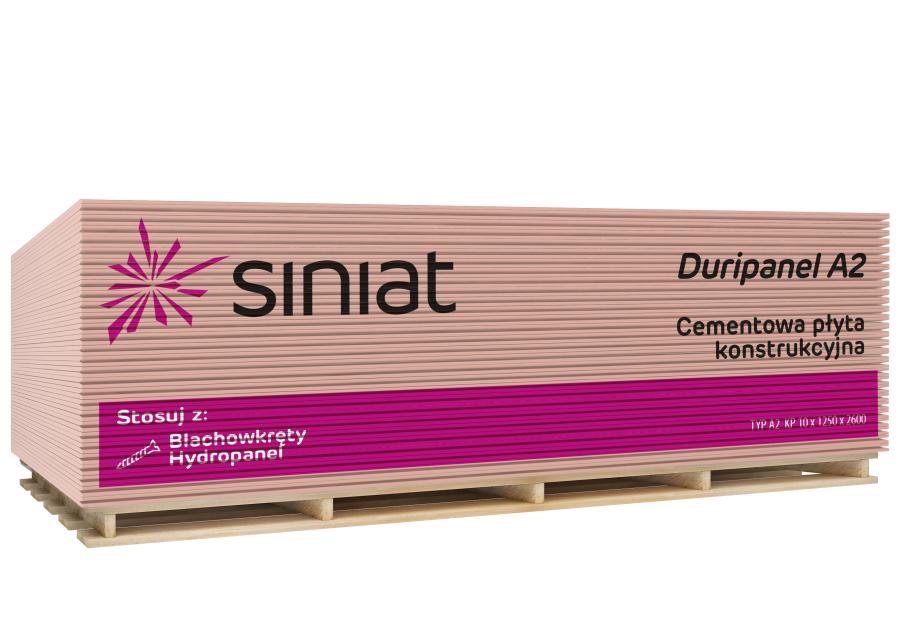 Zdjęcie: Płyta cementowa 2600x1250x25 mm Duripanel A2 SINIAT
