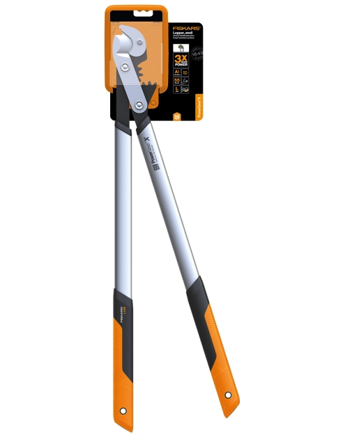 Zdjęcie: Sekator dźwigniowy kowadełkowy 80 cm L  PowerGearx FISKARS