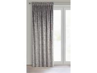 Zdjęcie: Zasłona gotowa Tulia na taśmie 135 x 270 cm stalowy EUROFIRANY