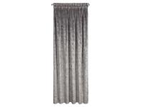 Zdjęcie: Zasłona gotowa Tulia na taśmie 135 x 270 cm stalowy EUROFIRANY