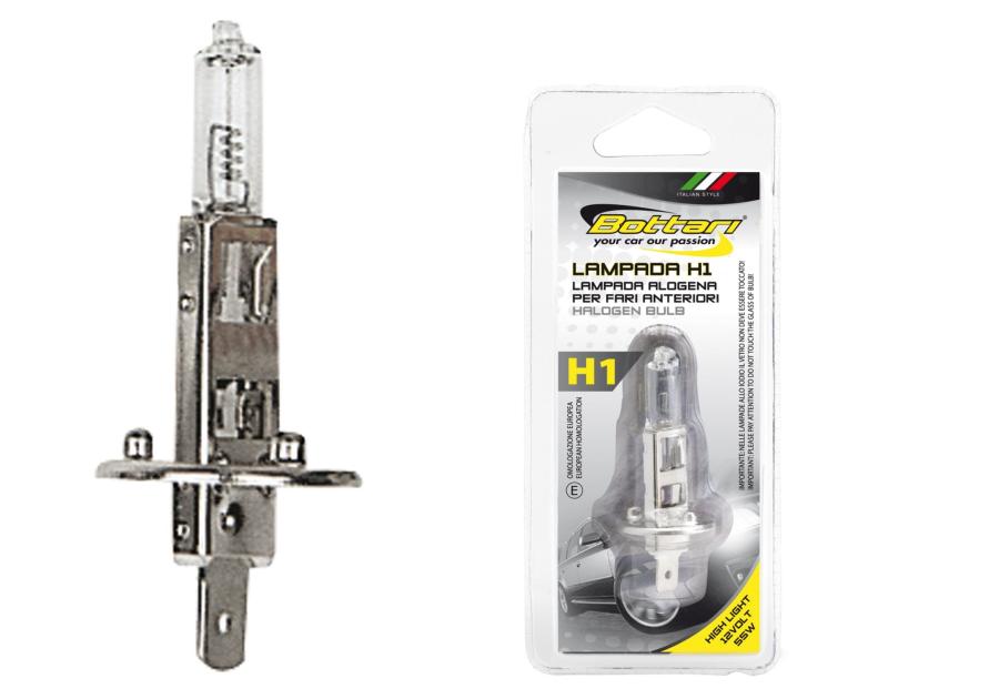 Zdjęcie: Żarówka halogenowa H1 12 V, 55 W BOTTARI