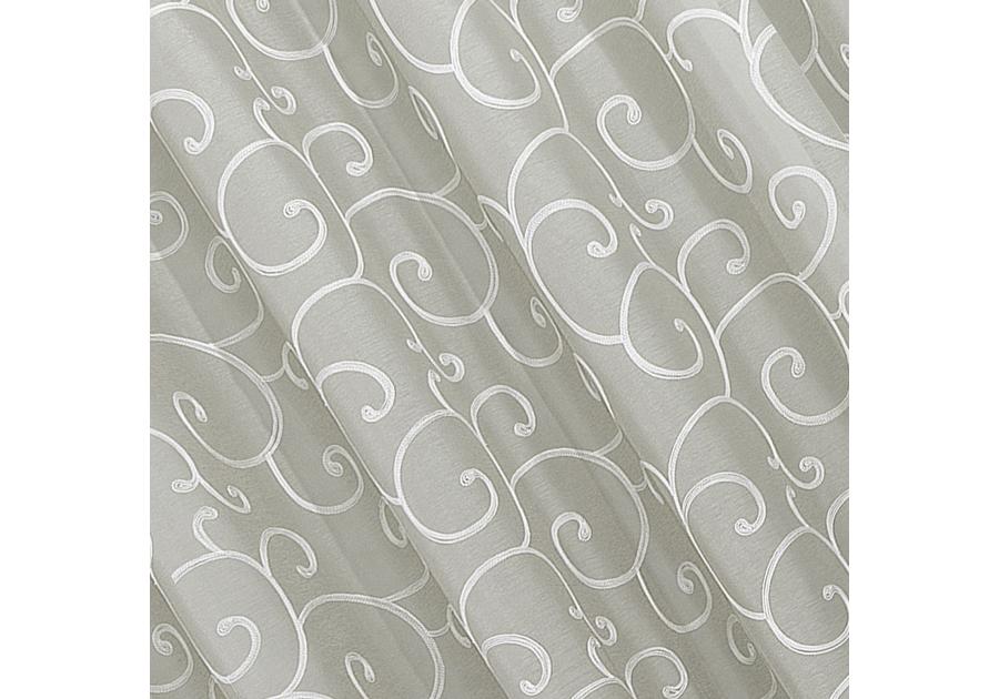 Zdjęcie: Zasłona Marisa 140x250 cm oliwkowa na przelotkach EUROFIRANY