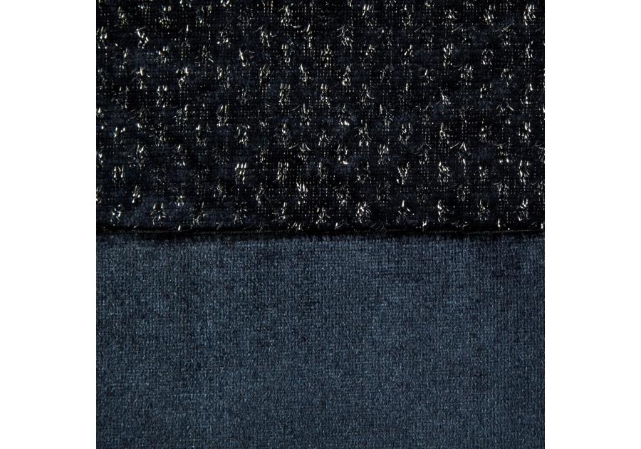 Zdjęcie: Zasłona Mady 140x250 cm granatowa na przelotkach EUROFIRANY