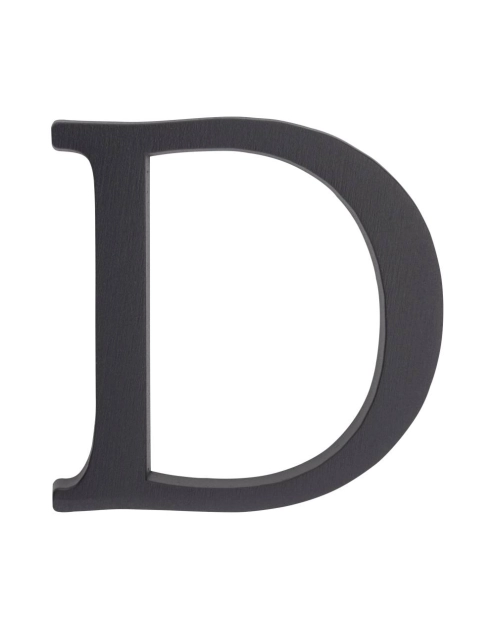 Zdjęcie: Litera aluminiowa "D" 105 mm grafit METRO