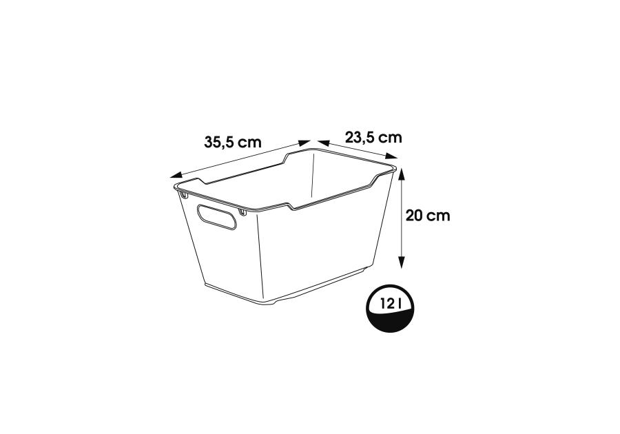 Zdjęcie: Pojemnik lifestyle-box lotta 12 L nordic blue KEEEPER