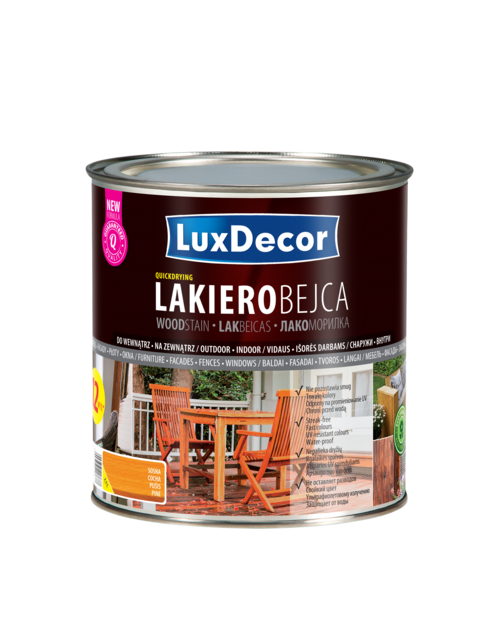 Zdjęcie: Lakierobejca sosna 2,5 L LUXDECOR