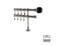 Zdjęcie: Karnisz podwójny Valentina fi 19 mm - 400 cm tubo złoto KARWEL