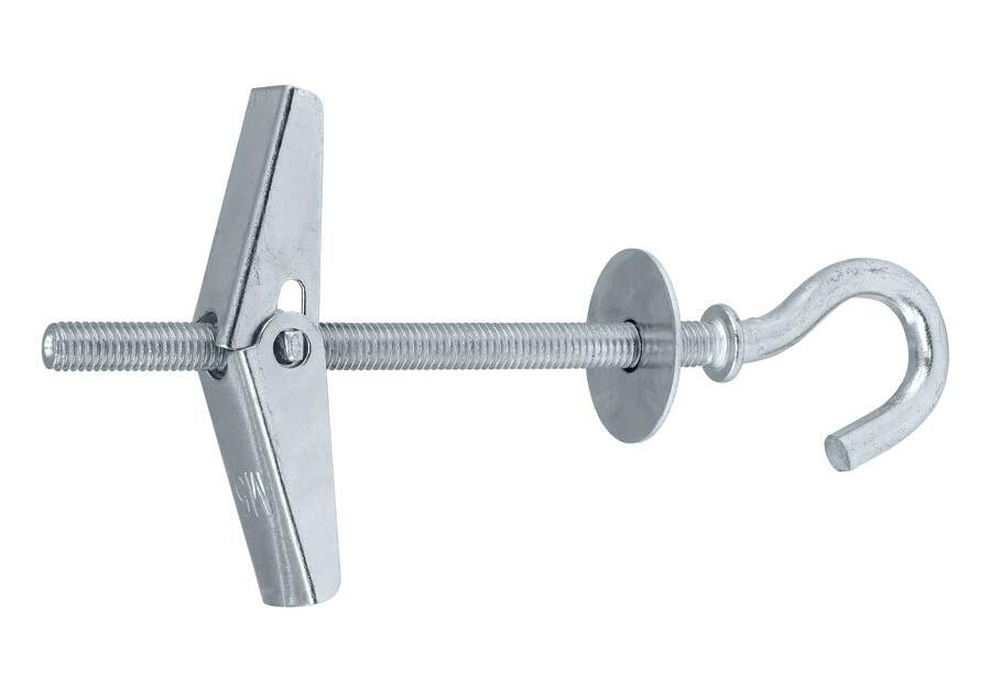 Zdjęcie: Kotwa spreżynowa typu parasolka z hakiem oczkowym M4x50 mm - 50 szt. WKRĘT-MET