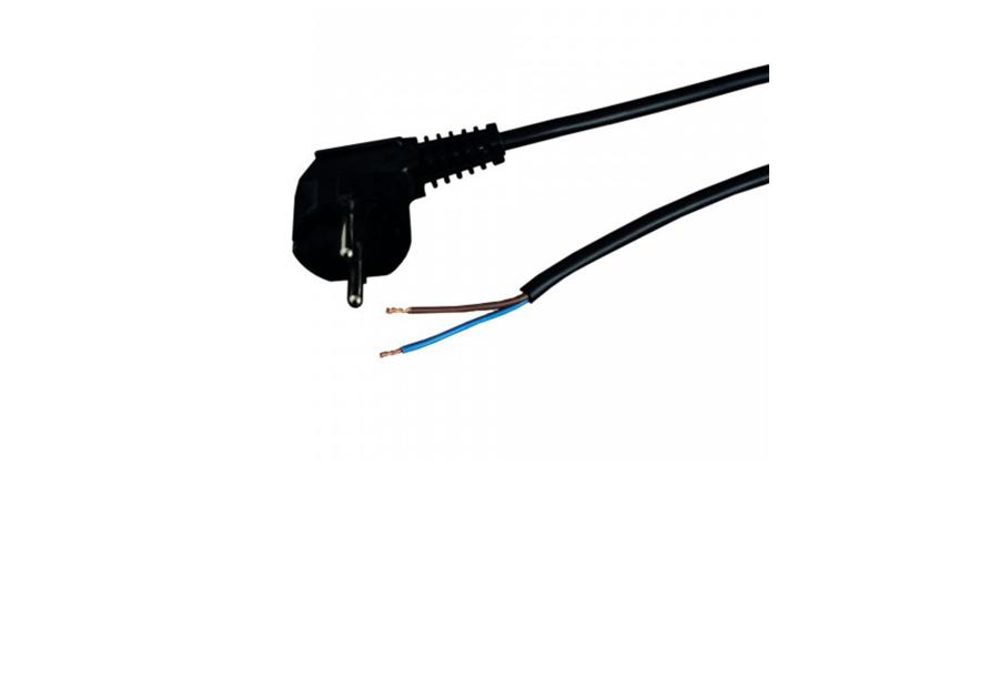 Zdjęcie: Przewód przyłączeniowy w osłonie polwinitowej OMY3x1,5 1,9 m czarny POLMARK