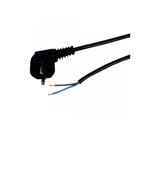 Zdjęcie: Przewód przyłączeniowy w osłonie polwinitowej OMY3x1,5 1,9 m czarny POLMARK