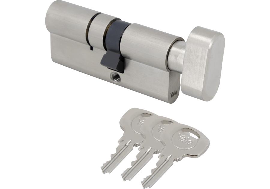 Zdjęcie: Wkładka z gałką Y500 35/65G satyna YALE