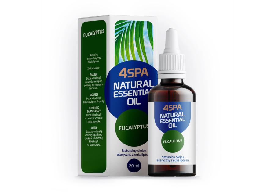 Zdjęcie: Olejek eteryczny naturalny 20 ml Eukaliptus GAMIX 4SPA