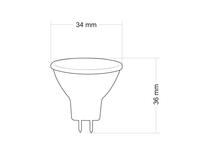 Zdjęcie: Żarówka LED 12V MR11 SMDCW 1,8 W szklo POLUX