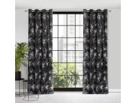 Zdjęcie: Zasłona gotowa Stella 140x250 cm czarny EUROFIRANY
