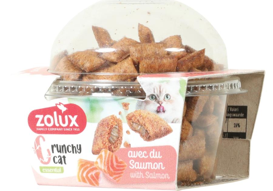 Zdjęcie: Ciasteczka dla kotów Crunchy Cat z łososiem 80 g ZOLUX