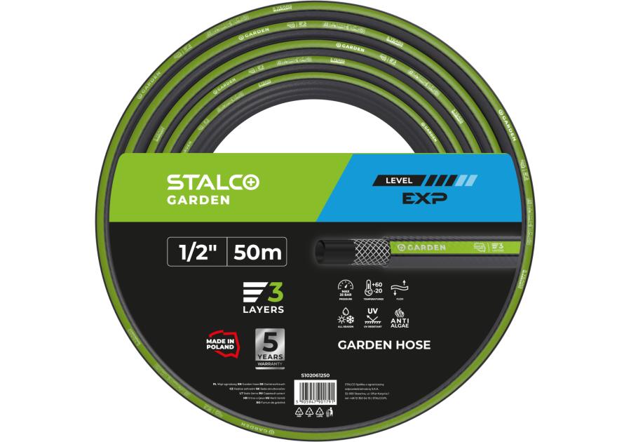 Zdjęcie: Wąż ogrodowy EXP 1/2" 50 m STALCO GARDEN