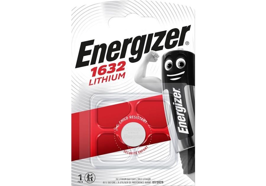 Zdjęcie: Bateria płaska litowa CR1632 ENERGIZER