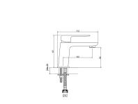 Zdjęcie: Bateria umywalkowa Paros chrom INVENA