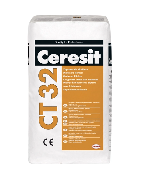 Zdjęcie: Zaprawa do klinkieru CT 32 szary 25 kg CERESIT