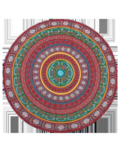 Zdjęcie: Dywan Borneo 5314-3 koło 120 cm koło fiolet INDAVO