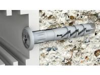 Zdjęcie: Kołek wbijany FX-K szybkiego montażu z kołnierzem 6x80 mm 50 szt. KOELNER