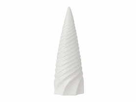 Figurka porcelanowa choinka 8x7,5x14 cm biała ALTOMDESIGN