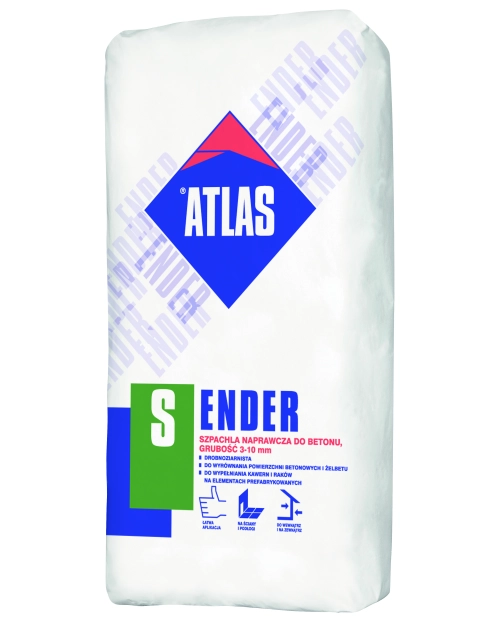 Zdjęcie: Szpachla naprawcza do betonu Eander S 25 kg ATLAS