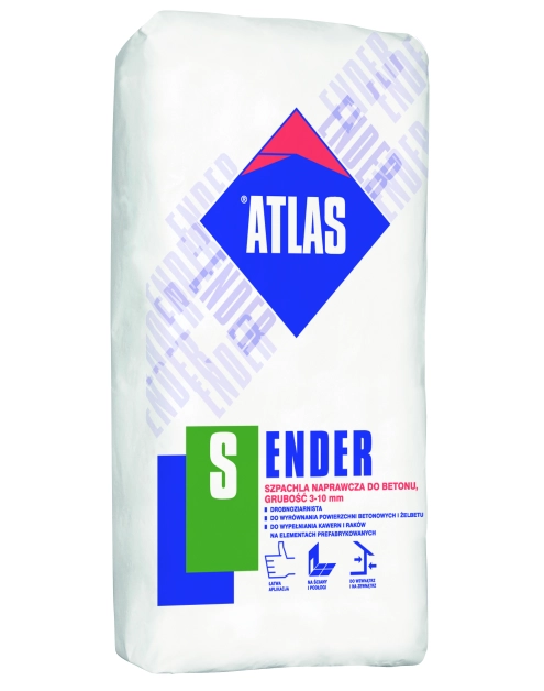 Zdjęcie: Szpachla naprawcza do betonu Eander S 25 kg ATLAS