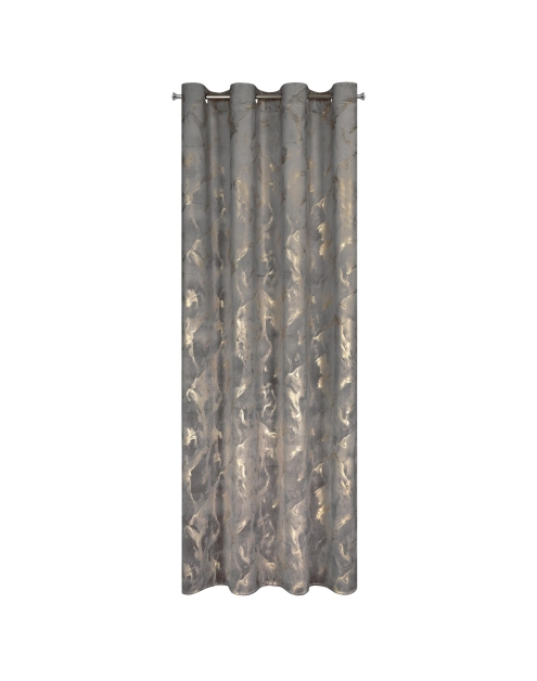 Zdjęcie: Zasłona gotowa Naira 140 x 250 cm grafitowy EUROFIRANY