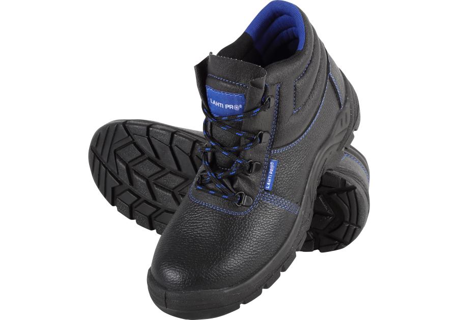 Zdjęcie: Trzewiki skórzane czarno-niebieskie 44 LAHTI PRO