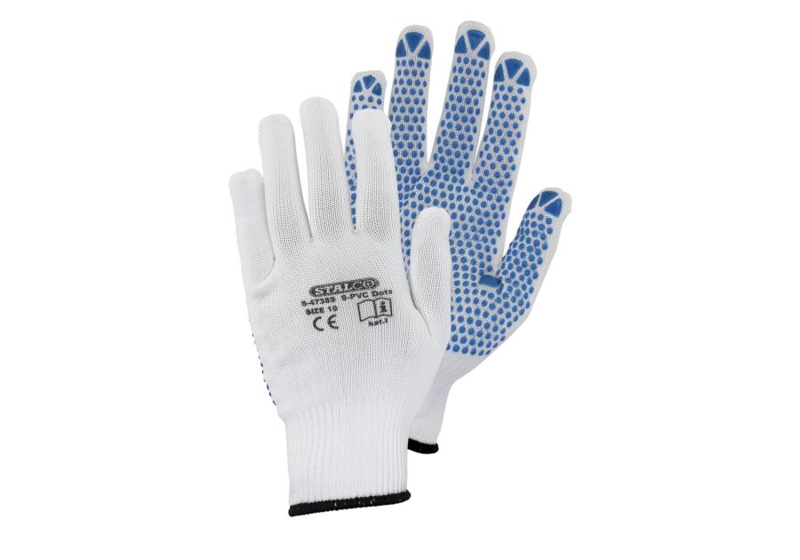 Zdjęcie: Rękawice poliestrowe  S-PVC Dots 8  STALCO