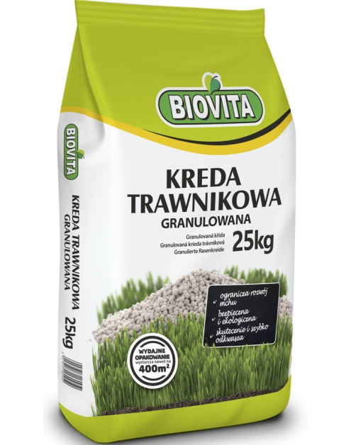 Zdjęcie: Kreda trawnikowa granulowana 25 kg BIOVITA