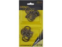 Zdjęcie: Kółko żabki Zeus 19 mm 10 szt satyna KARWEL