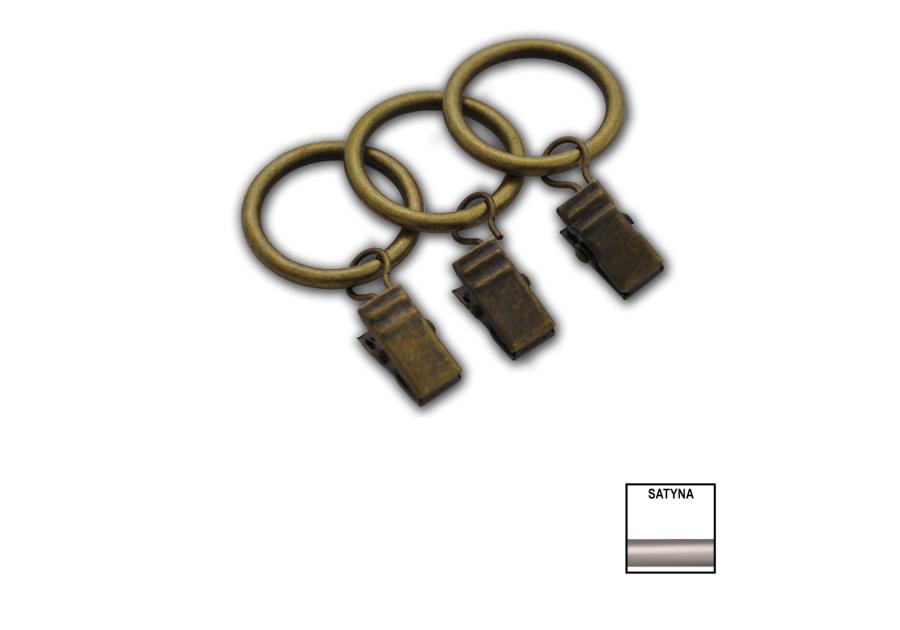 Zdjęcie: Kółko żabki Zeus 19 mm 10 szt satyna KARWEL