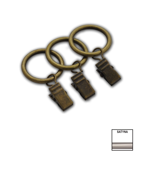 Zdjęcie: Kółko żabki Zeus 19 mm 10 szt satyna KARWEL