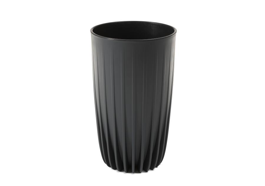 Zdjęcie: Donica wysoka Mira 250 mm Eco recycled, antracyt LAMELA