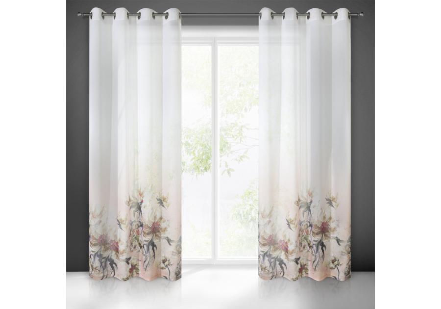 Zdjęcie: Zasłona gotowa Anet 140x250 cm biały EUROFIRANY