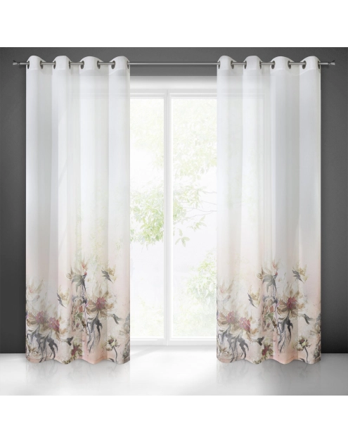 Zdjęcie: Zasłona gotowa Anet 140x250 cm biały EUROFIRANY