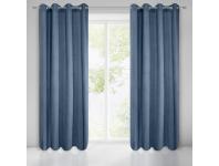 Zdjęcie: Zasłona gotowa Ibbie 140x250 cm granatowy EUROFIRANY