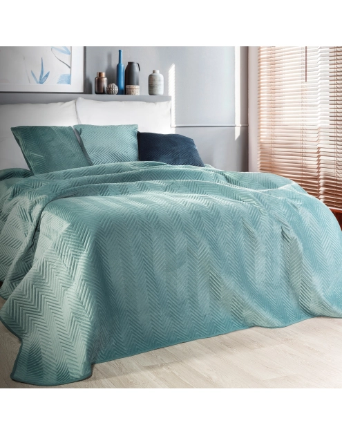 Zdjęcie: Narzuta Sofia 170x210 cm miętowa EUROFIRANY