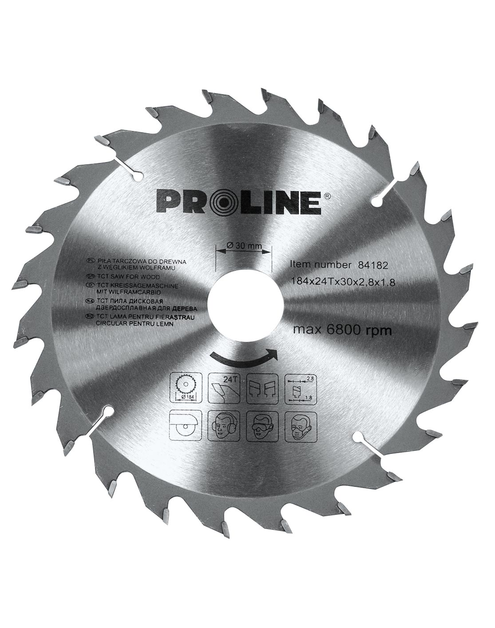 Zdjęcie: Piła tarczowa do drewna 450x100Tx30 mm PROLINE