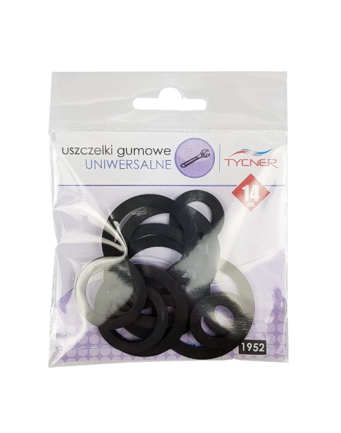 Zdjęcie: Zestaw uszczelek gumowych 14 elementów TYCNER