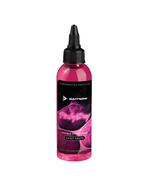 Zdjęcie: Atraktor wędkarski w płynie do method feeder Double Dose Pinky Boy, 100 ml BAITNOW