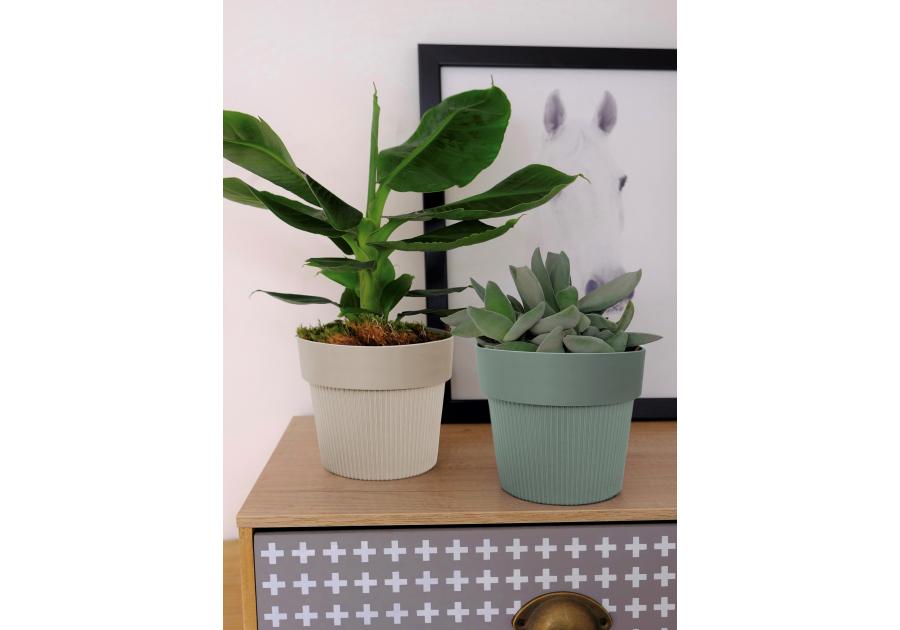 Zdjęcie: Donica Tula jumper 160 recycled, szarozielony LAMELA