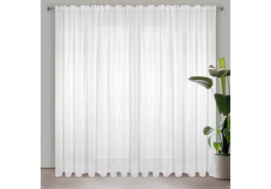 Zdjęcie: Firana gotowa Lucy na taśmie 300 x 300 cm biały EUROFIRANY