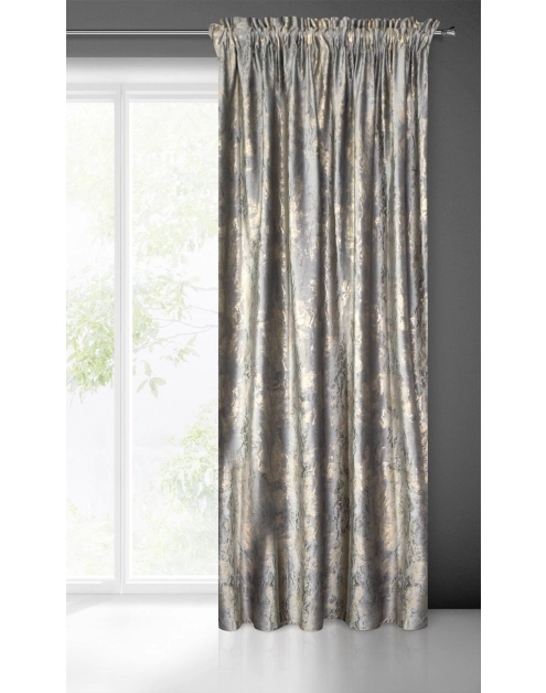 Zdjęcie: Zasłona gotowa Kornelia na taśmie 140x270 cm szary EUROFIRANY