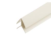 Zdjęcie: Listwa kątowa zewnętrzna do paneli ściennych PVC 3 m Kość słoniowa CEZAR