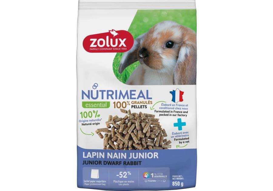 Zdjęcie: Karma granulat dla królika miniaturki junior 850 g ZOLUX