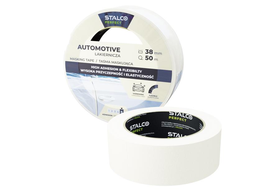 Zdjęcie: Taśma maskująca lakiernicza 25 mm x 50 m PERFECT